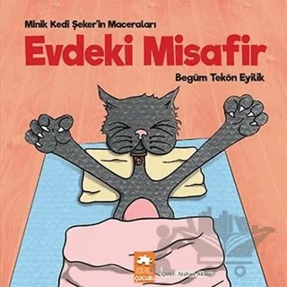 Evdeki Misafir - Minik Kedi Şeker'in Maceraları – Begüm Tekön Eyilik – Eksik Parça Yayınları kitap kapağı