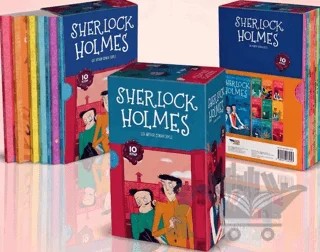 Sherlock Holmes Kırmızı Kutulu 10 Kitaplık Set – Sir Arthur Conan Doyle – The Kitap Genç kitap kapağı
