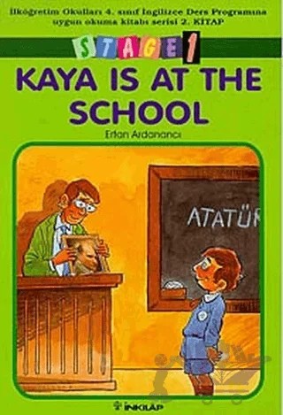Kaya Is At The School Stage 1 – Ertan Ardanancı – İnkılap Kitabevi kitap kapağı
