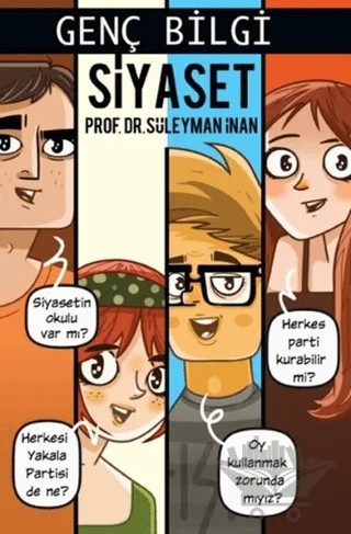 Genç Bilgi - Siyaset – Süleyman İnan – Doğan Egmont Yayıncılık kitap kapağı