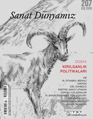 Sanat Dünyamız Sayı 207 – Yapı Kredi Yayınları kitap kapağı