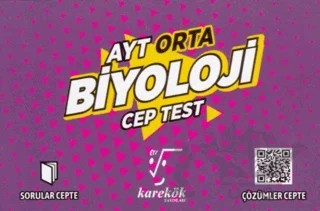 AYT Orta Biyoloji Cep Test – Kolektif – Karekök Yayıncılık kitap kapağı