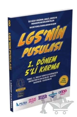 LGS'nin Pusulası 1.Dönem 5'li Karma Deneme Muba Yayınları – Kolektif – Muba Yayınları kitap kapağı