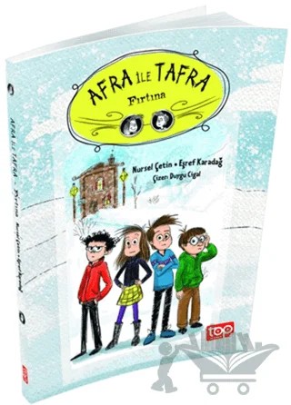 Afra ile Tafra - Fırtına – Eşref Karadağ, Nursel Çetin – Top Yayıncılık kitap kapağı