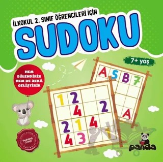 Sudoku 7+ Yaş - İlkokul 2. Sınıf Öğrencileri İçin – Kolektif – Beyaz Panda Yayınları kitap kapağı