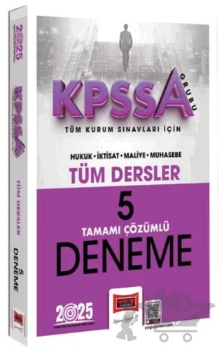 KPSS-A Grubu Tüm Kurum Sınavları İçin Tüm Dersler Tamamı Çözümlü 5 Deneme – Kollektif – Yargı Yayınevi kitap kapağı
