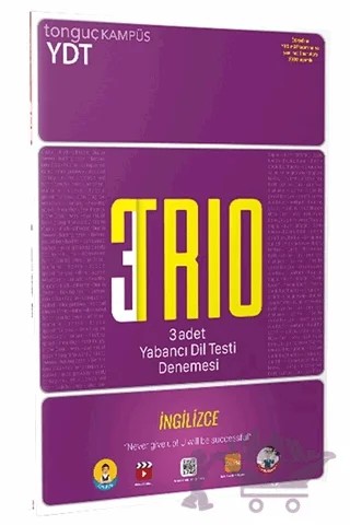 YDT Trio 3 Adet Yabancı Dil Testi Denemesi – Kolektif – Tonguç Akademi kitap kapağı