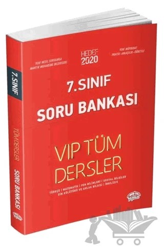 7. Sınıf VIP Tüm Dersler Soru Bankası – Kolektif – Editör Yayınevi kitap kapağı