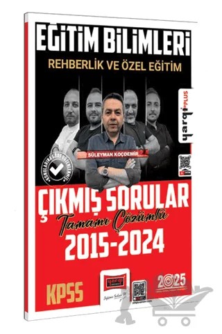 2025 KPSS Eğitim Bilimleri Rehberlik ve Özel Eğitim Tamamı Çözümlü Çıkmış Sorular – Kolektif – Yargı Yayınevi kitap kapağı
