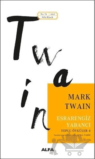 Esrarengiz Yabancı – Mark Twaın – Alfa Yayınları kitap kapağı