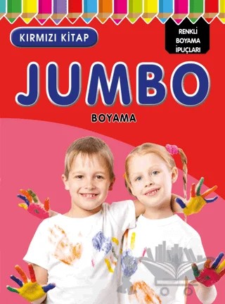 Jumbo Boyama - Kırmızı Kitap – Kolektif – Parıltı Yayınları kitap kapağı