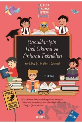 Çocuklar için Hızlı Okuma ve Anlama Teknikleri – İbrahim İmran Öztahtalı – Sentez Yayınları kitap kapağı