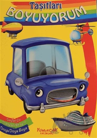 Taşıtları Boyuyorum – Kolektif – Yumurcak Yayınları kitap kapağı
