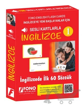 Sesli Kartlarla İngilizce 1 – Kolektif – Fono Yayınları kitap kapağı