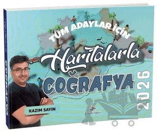 KPSS MEB-AGS Haritalarla Coğrafya – Kazım Sayın – Dizgi Kitap kitap kapağı