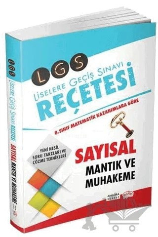 8. Sınıf LGS Sayısal Mantık ve Muhakeme Reçetesi – Kolektif – Editör Yayınevi kitap kapağı