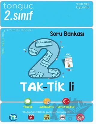 2. Sınıf Taktikli Tüm Dersler Soru Bankası – Kolektif – Tonguç Akademi kitap kapağı