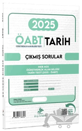 MEB-AGS ÖABT Tarih Video Çözümlü 2025 Sınavı Tek Fasikül Orijinal Çıkmış Sorular – Selami Yalçın – Dizgi Kitap kitap kapağı
