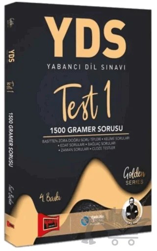 YDS Test 1 1500 Gramer Sorusu – Fuat Başkan – Yargı Yayınevi kitap kapağı