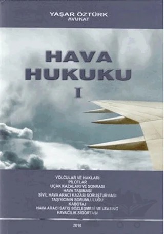 Hava Hukuku 1 – Yaşar Öztürk – Legal Yayıncılık kitap kapağı