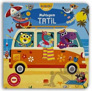 Hareketli Minikler: Muhteşem Tatil – Kolektif – Uçan Fil Yayınları kitap kapağı