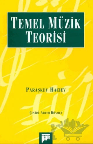 Temel Müzik Teorisi – Paraşkev Haciev – Pan Yayıncılık kitap kapağı