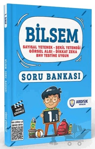 1. Sınıf Bilsem Soru Bankası Tamamı Video Çözümlü – Kollektif – Ardışık Yayınları kitap kapağı