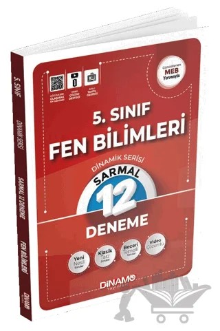 5. Sınıf Fen Bilimleri 12 Li Sarmal Deneme – Kolektif – Dinamo Yayınları kitap kapağı