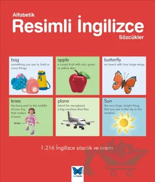 Alfabetik Resimli İngilizce Sözcükler – Jo Litchfield – Mavi Kelebek Yayınları kitap kapağı