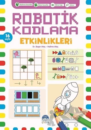 Robotik Kodlama Etkinlikleri - 3 – Başar Ataç, Halime Ataç – Martı Çocuk Yayınları kitap kapağı
