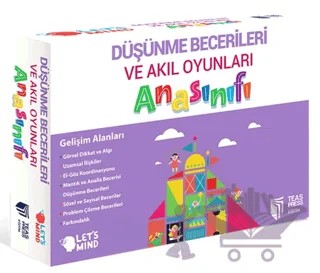 Okul Öncesi Düşünme Becerileri ve Akıl Oyunları Seti – Kolektif – Teas Press kitap kapağı