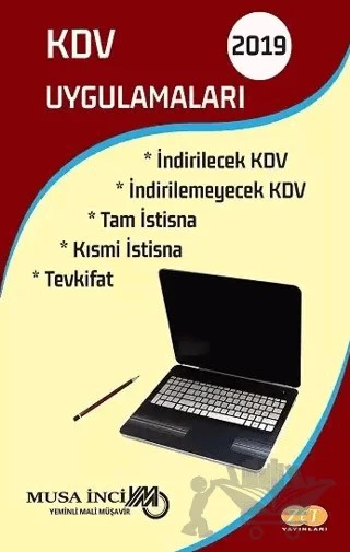 Kdv Uygulamaları – Musa İnci – Zet Yayınları kitap kapağı