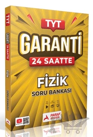 TYT Fizik 24 Saatte Garanti Soru Bankası – Kolektif – Paraf Akademi kitap kapağı