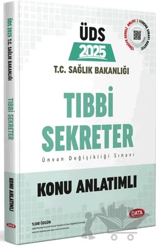 T.C. Sağlık Bakanlığı ÜDS Tıbbi Sekreter Konu Anlatımlı Soru Bankası – Kolektif – Data Yayınları kitap kapağı