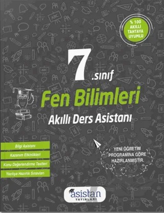 7. Sınıf Fen Bilimleri Akıllı Ders Asistanı – Kolektif – Asistan Yayınları kitap kapağı