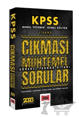 Yargı Yayınları 2023 KPSS GK-GY Çıkması Muhtemel Sorular Sürekli Tekrar Kitabı – Rüstem Kızıldağ – Yargı Yayınevi kitap kapağı
