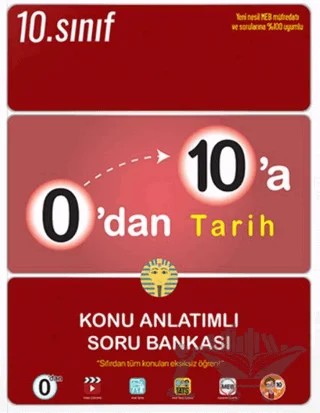 0'dan 10'a Tarih Konu Anlatımlı Soru Bankası – Kolektif – Tonguç Akademi kitap kapağı