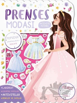 Prenses Modası - Çıkartmalı Aktivite Kitabı – Kolektif – İndigo Çocuk kitap kapağı