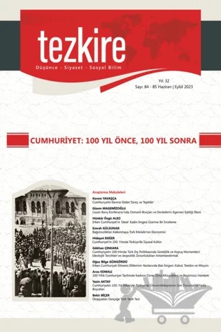 Tezkire 84-85. Sayı – Kolektif – Tezkire Dergisi kitap kapağı