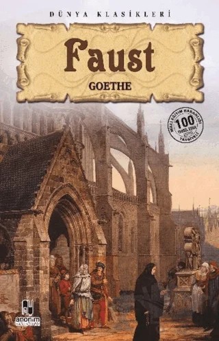 Faust – Johann Wolfgang Von Goethe – Anonim Yayıncılık kitap kapağı