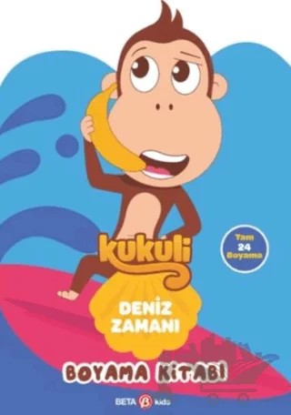 Kukuli Deniz Zamanı Boyama Kitabı – Kolektif – Beta Kids kitap kapağı