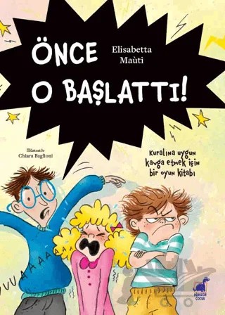 Önce O Başlattı! – Elisabetta Mauti – Dinozor Çocuk kitap kapağı