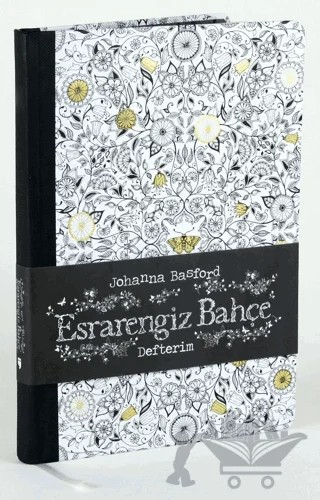 Esrarengiz Bahçe Defterim – Johanna Basford – EDAM kitap kapağı