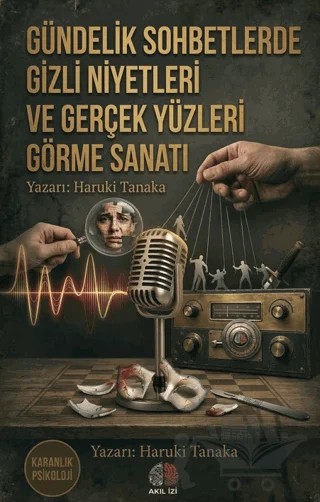 Karanlık Psikoloji Gündelik Sohbetlerde Gizli Niyetleri ve Gerçek Yüzleri Görme Sanatı – Haruki Tanaka – Akıl İzi Yayınları kitap kapağı