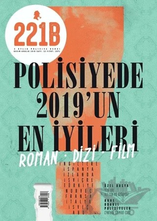 221B İki Aylık Polisiye Dergi Sayı: 23 Kasım - Aralık 2019 – 221B Dergisi kitap kapağı