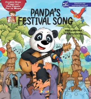 Panda's Festival Song – Şerife Gökcek – Artenino Yayıncılık kitap kapağı