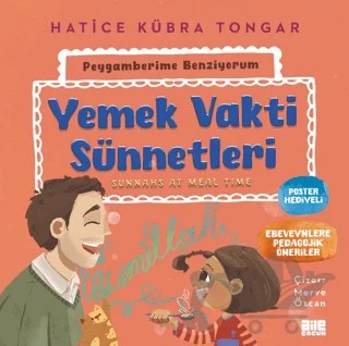 Yemek Vakti Sünnetleri – Hatice Kübra Tongar – Aile Yayınları kitap kapağı