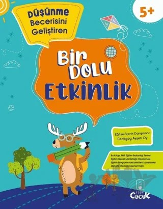 Düşünme Becerisini Geliştiren Bir Dolu Etkinlik – Kolektif – Floki Çocuk kitap kapağı