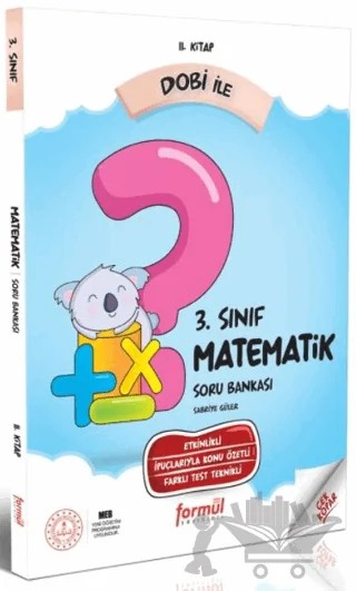 DOBİ 3. Sınıf Matematik Soru Bankası – Sabriye Şakar – Formül Yayınları kitap kapağı