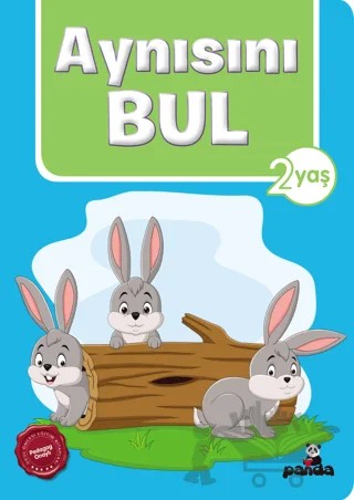 Aynısını Bul 2 Yaş – Afife Çoruk – Beyaz Panda Yayınları kitap kapağı